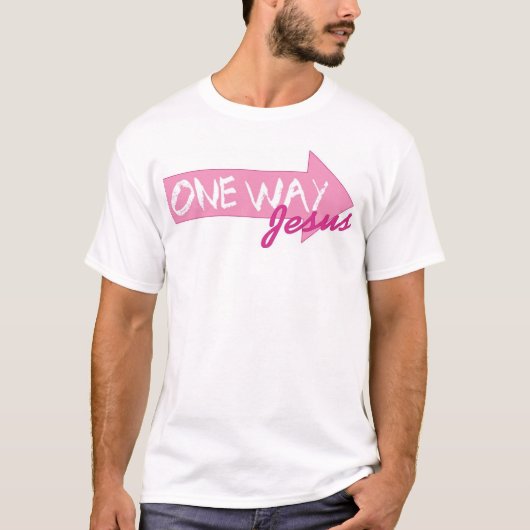 One Way -> JESUS T-shirt (Voorkant)