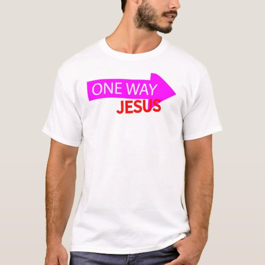 One Way Jesus T-shirt (Voorkant)