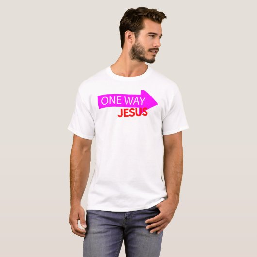 One Way Jesus T-shirt (Voorkant volledig)