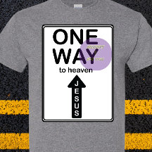 One Way - Jesus - verkeersbord - Christelijk