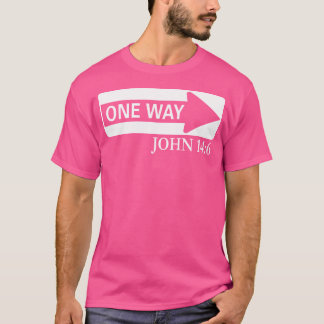 One Way John 146 Jezus Christelijk Kerstmis T-shirt