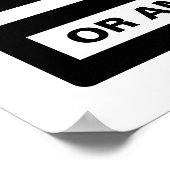 One Way of Een ander Street Sign Poster (Hoek)