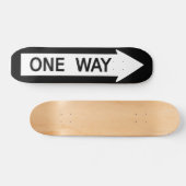 One Way Sign Skateboard (Horizontaal)