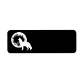 One Wolf Moon Etiket (Voorkant)