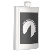 One Woman Wolf Pack Heupfles (Rechts)