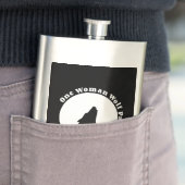 One Woman Wolf Pack Heupfles (Voorbeeld)