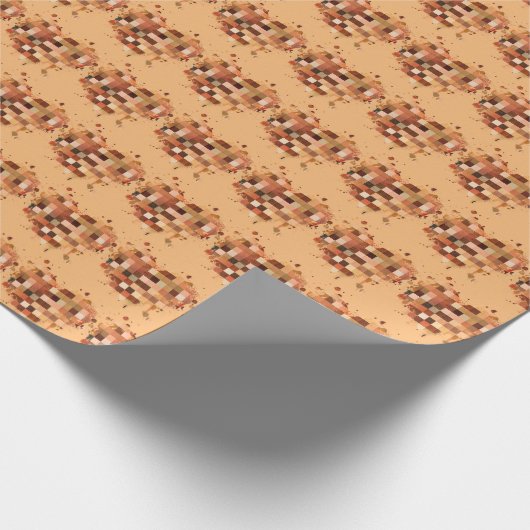 One World Hart inpakpapier (Hoek)