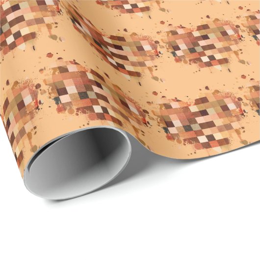 One World Hart inpakpapier (Rol Hoek)