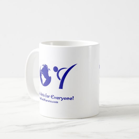 One World Karate Koffiemok (Voorkant links)