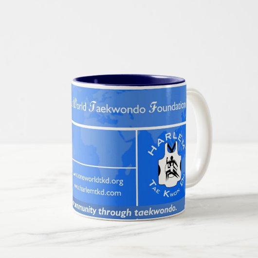 One World TKD Banner Mok (Voorkant rechts)