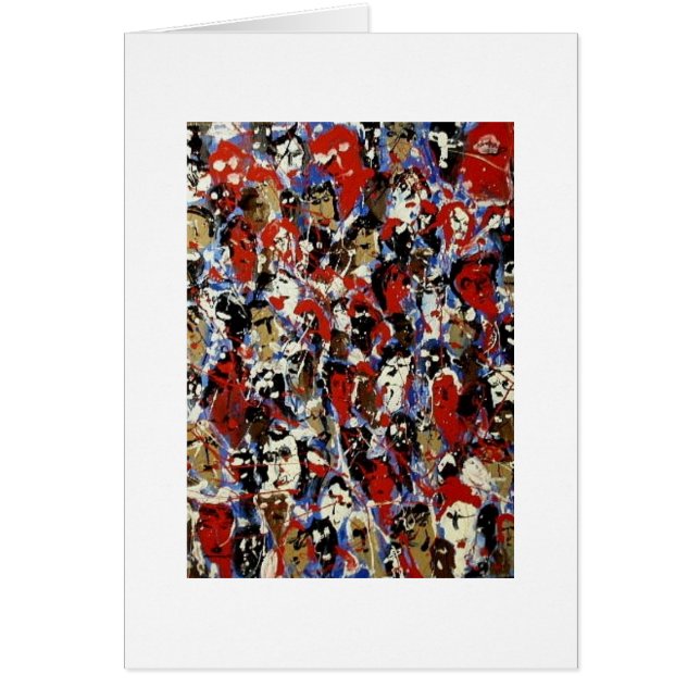 "One World Vibration" — Blank Kaart-Global Unity (Voorkant)