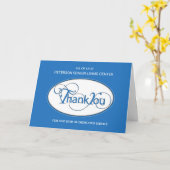 One Year Employee Jubileum Business Bedankt Kaart (Gele Bloem)