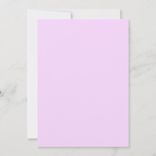 ONE YEAR OF SMILES Verjaardag Baby Details toevoeg Bedankkaart (Achterkant)