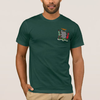 "One Zambia One Nation" Zambia Wapenstilte T-shirt