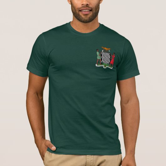 "One Zambia One Nation" Zambia Wapenstilte T-shirt (Voorkant)