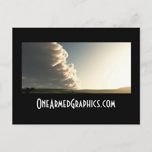 OneArmedGraphics.com Briefkaart (Voorkant)
