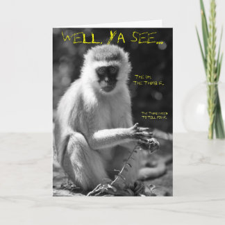 Onecht-verlegen dank u kaarden bedankkaart