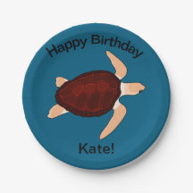 Onechte karetschildpad Gelukkige verjaardag