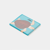 Onechte karetschildpad post-it® notes (Schuin)