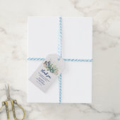 Oneder de Zee Kust 1e Verjaardag Cadeaulabel (Met Touw)