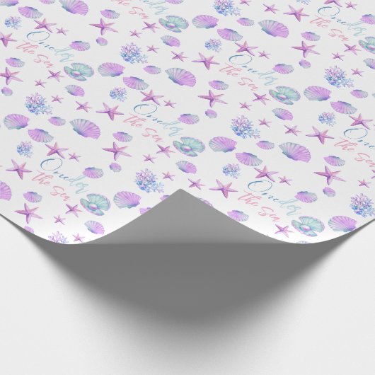 Oneder de Zee Oceaan Cadeaupapier (Hoek)