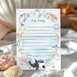 Oneder de Zee Party Time Capsule Bericht Kaart