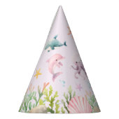 Oneder Het Zee 1e Verjaardags Meisje Feesthoedjes (Links)