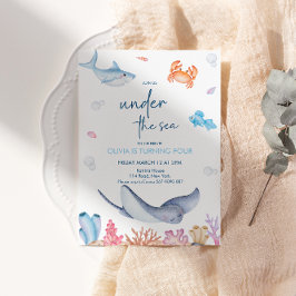 ONEder Het Zee 1e Verjaardagsfeest Kaart