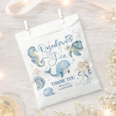 ONEder Het Zee Boy 1e Verjaardag Schattige Blue Oc Bedankzakje (Geknipt)