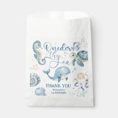 ONEder Het Zee Boy 1e Verjaardag Schattige Blue Oc Bedankzakje (Voorkant)