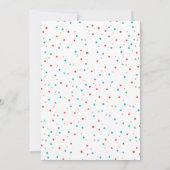 Oneder het Zee Eerste Verjaardagsuitnodiging Kaart (Achterkant)