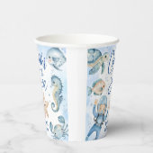 ONEder Het Zee | Jongen 1e verjaardag Schattigee O Papieren Bekers (Rechts)