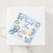 ONEder Het Zee Jongen 1e Verjaardag Schattigee Oce Bedankjes Labels (In situ)