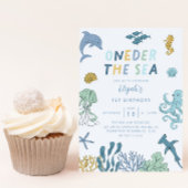 ONEder Het Zee Jongen 1e Verjaardagsfeestje Kaart