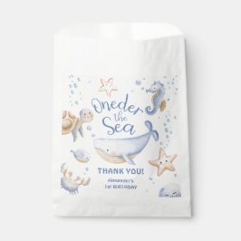 ONEder Het Zee! Jongen Schattigee Oceaan 1e verjaa Bedankzakje