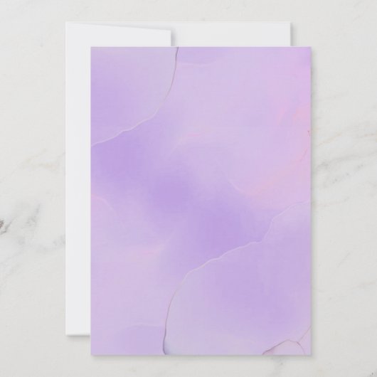 Oneder het Zee meisje verjaardagsfeestje Kaart (Achterkant)