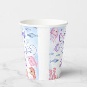 ONEder Het Zee Meisjes 1e Verjaardag Schattigee Oc Papieren Bekers (Rechts)