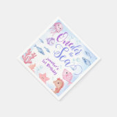 ONEder Het Zee Meisjes 1e Verjaardag Schattigee Oc Servet (Hoek)