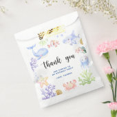 Oneder Het Zee Verjaardag Onder Het Zee Dank u Bedankzakje (Gezegeld)