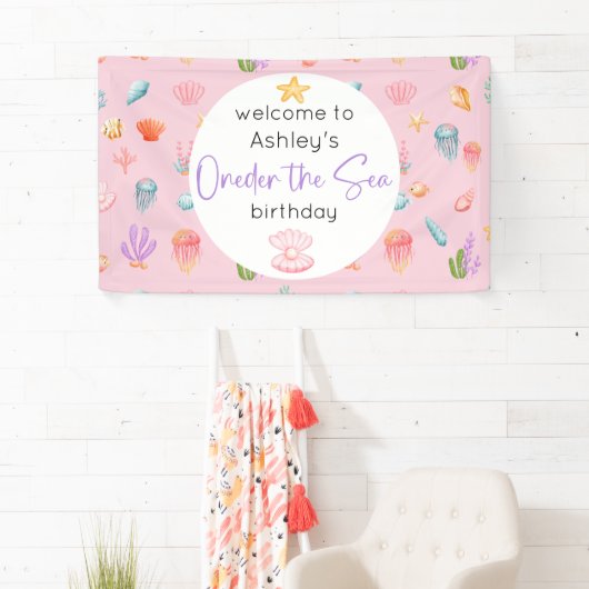 Oneder Het Zee Verjaardag Spandoek (Insitu)