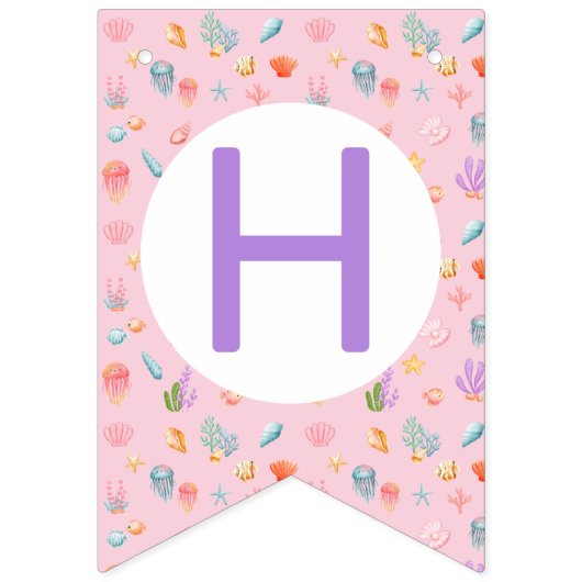 Oneder Het Zee Verjaardag Vlaggetjes (Tweede vlag)