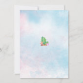 Oneder Het Zee Zeemeermin 1e Verjaardag Kaart (Achterkant)