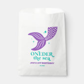 ONEder Het Zee Zeemeermin 1e Verjaardagsfeest Bedankzakje (Voorkant)
