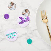 ONEder Het Zee Zeemeermin 1e Verjaardagsfeest Confetti (Groep)
