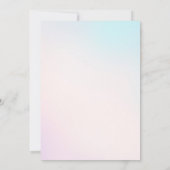 Oneder Het Zee Zeemeermin 1e Verjaardagsfeest Kaart (Achterkant)