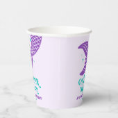 ONEder Het Zee Zeemeermin 1e Verjaardagsfeest Papieren Bekers (Rechts)