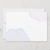 Oneder Het Zee Zeemeermin Meisje 1e Verjaardag Fot Kaart (Achterkant)