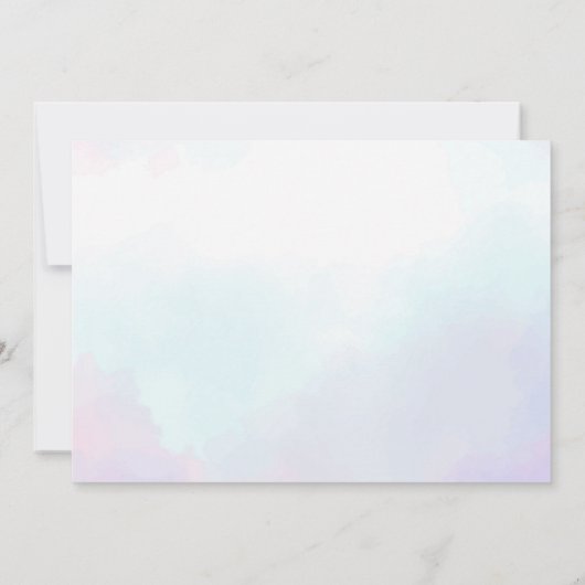 Oneder Het Zee Zeemeermin Meisje 1e Verjaardag Fot Kaart (Achterkant)