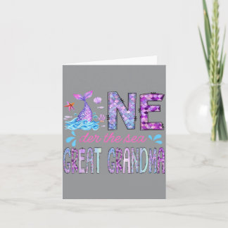 Oneder Onder De Zee Groot Oma 1e Verjaardag Kaart