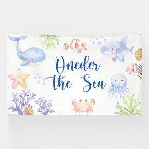 Oneder The Sea 1e Verjaardag Onder De Zee Spandoek